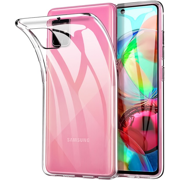 Силикон WS Samsung Galaxy A71 (2020) (прозрачный)