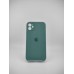 Силикон Original Square RoundCam Case Apple iPhone 11 (55) Blackish Green