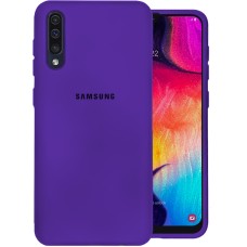 Силиконовый чехол Original Case (HQ) Samsung Galaxy A30s / A50 / A50s (2019) (Фиолетовый)