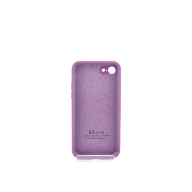 Силикон Original Square RoundCam Case Apple iPhone 7 / 8 / SE (28) Brinjal