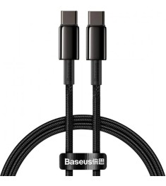 USB-кабель Baseus Tungsten Gold 240W (1m) (Type-C to Type-C) (Чёрный) CAWJ040001..