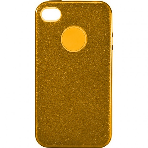 Чехол Силикон SHINE Apple iPhone 4 / 4s (золотой)
