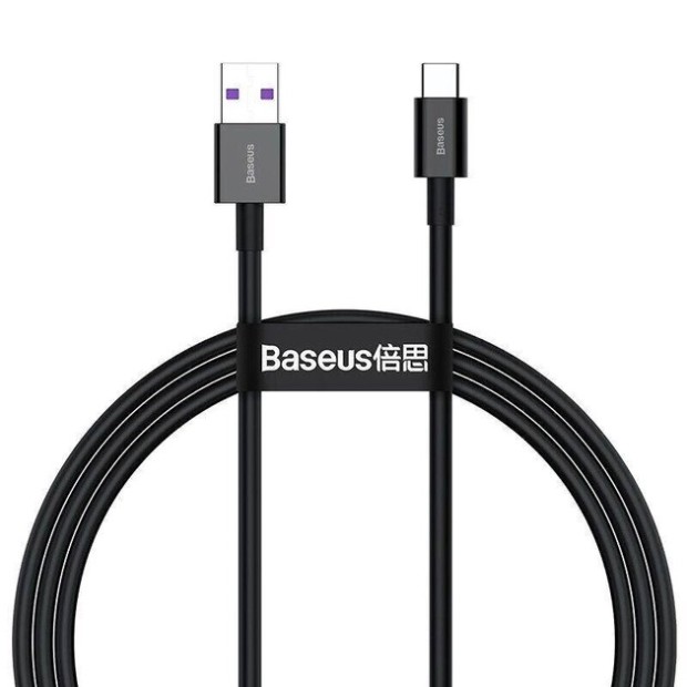 USB-кабель Baseus Superior 66W (2m) (Type-C) (Чёрный) CATYS-A01 (Уценка) (1 Категория)