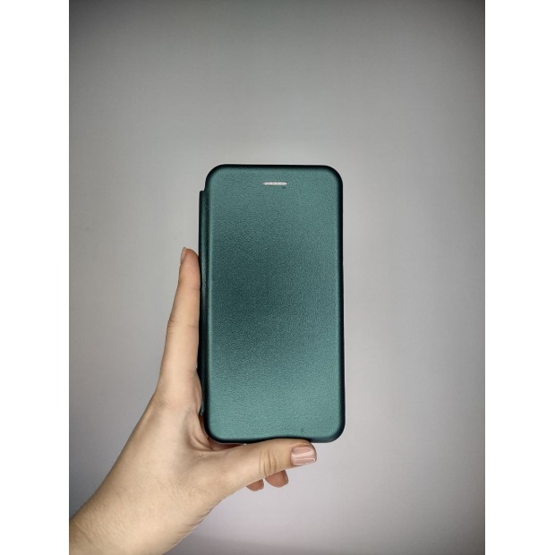 Чехол-книжка Оригинал Samsung Galaxy A20 / A30 (2019) (Тёмно-зелёный)