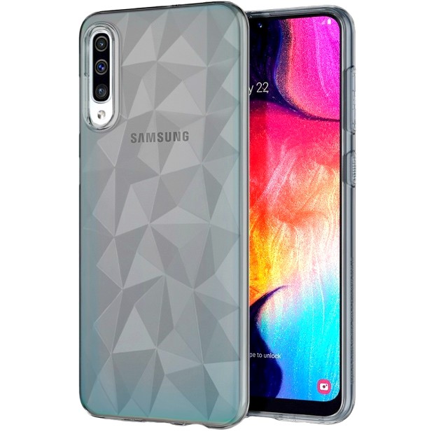 Силиконовый чехол Prism Case Samsung Galaxy A30s / A50 / A50s (2019) (Серый)