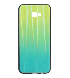 Накладка Gradient Glass Case Samsung J4 Plus (Зелёный)