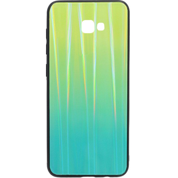 Накладка Gradient Glass Case Samsung J4 Plus (Зелёный)