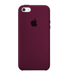Силиконовый чехол Original Case Apple iPhone 5 / 5S / SE (57) Marsala