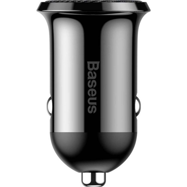 АЗУ-адаптер Baseus Grain Pro Car Charger CCALLP-01 4.8A 2USB (Чёрный)