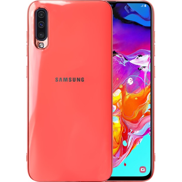 Силикон Zefir Case Samsung Galaxy A70 (2019) (Розовый)