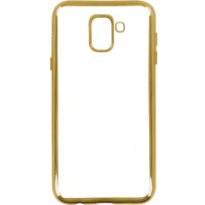 Силиконовый чехол UMKU Line Samsung Galaxy J6 (2018) J600 (Золотой)
