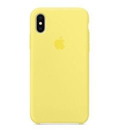 Чехол Silicone Case Apple iPhone X / XS (Lemonad)