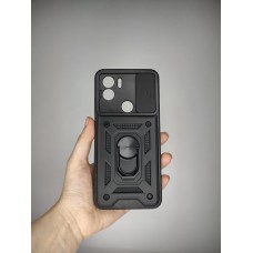 Бронь-чехол Ring Serge Armor ShutCam Case Xiaomi Redmi A1+ / Poco C50 / A2+ (Чёрный)