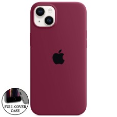 Силикон Original Round Case Apple iPhone 14 Plus (57) Marsala