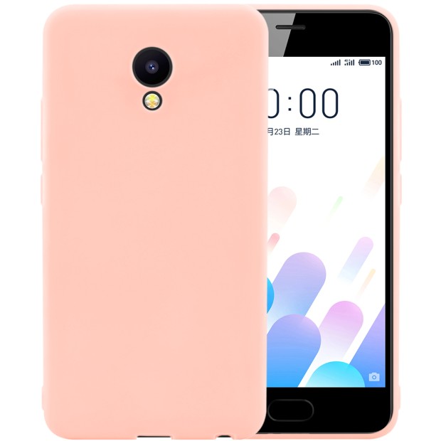 Силиконовый чехол iNavi Color Meizu M5c (розовый)