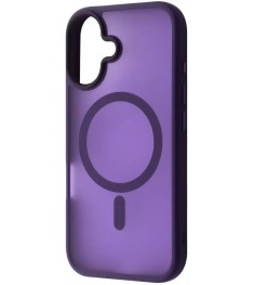 Чехол WAVE Matte Insane Case with MagSafe iPhone 16 (Deep Purple)