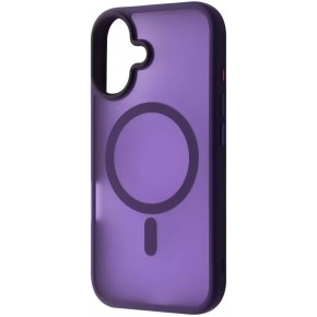 Чехол WAVE Matte Insane Case with MagSafe iPhone 16 (Deep Purple)