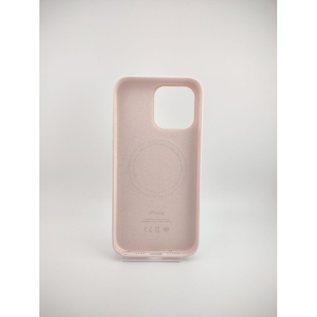 Чехол Silicone Case with MagSafe Apple iPhone 15 Pro Max (Light Pink)