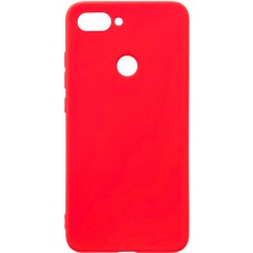 Силиконовый чехол iNavi Color Xiaomi Mi8 Lite (Красный)