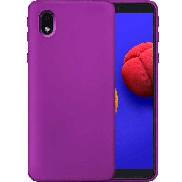 Силикон Original 360 Case Samsung Galaxy A01 Core (Сиреневый)