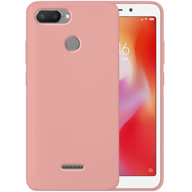 Силикон Original 360 Case Xiaomi Redmi 6 (Пудровый)
