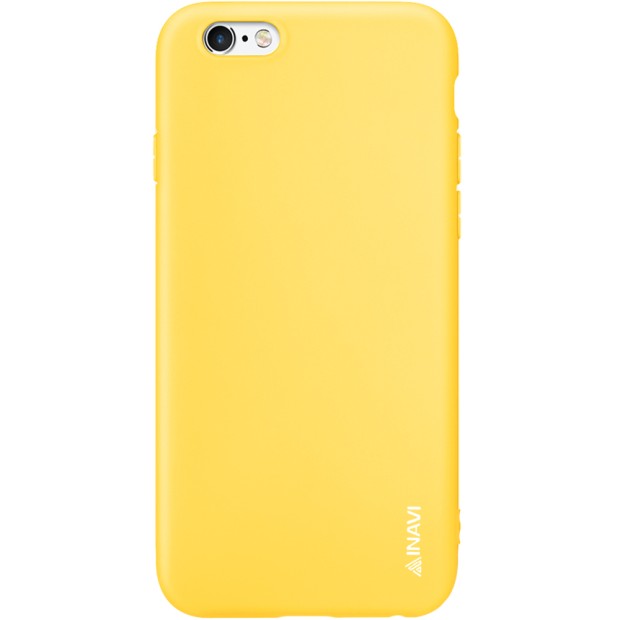 Чехол Силикон iNavi Color Apple iPhone 6 / 6s (желтый)