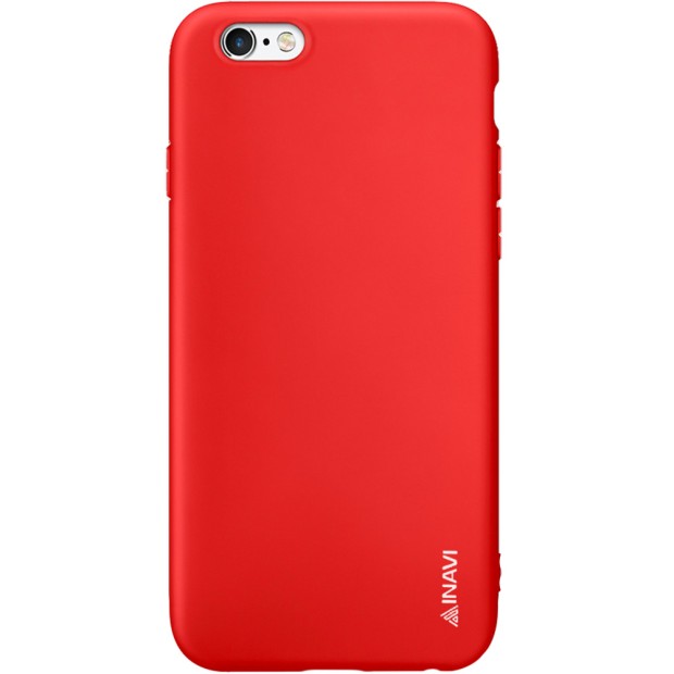 Чехол Силикон iNavi Color Apple iPhone 6 / 6s (красный)