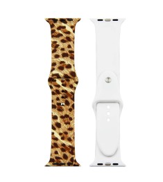 Ремешок Print Apple Watch Silicone 38 / 40 mm (Leopard 1)