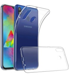Силиконовый чехол WS Samsung Galaxy M20 (прозрачный)