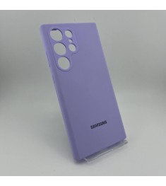 Чехол Silicone Case Samsung Galaxy S23 Ultra (Фиалковый)