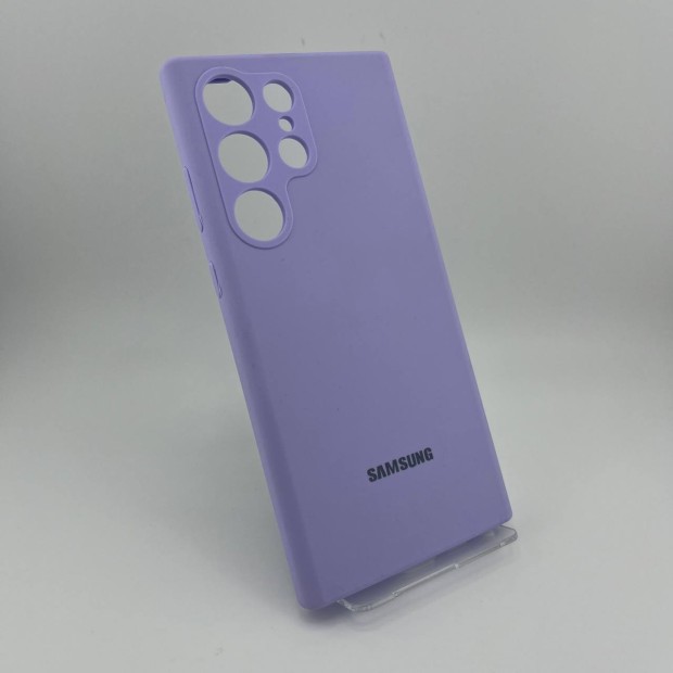 Чехол Silicone Case Samsung Galaxy S23 Ultra (Фиалковый)