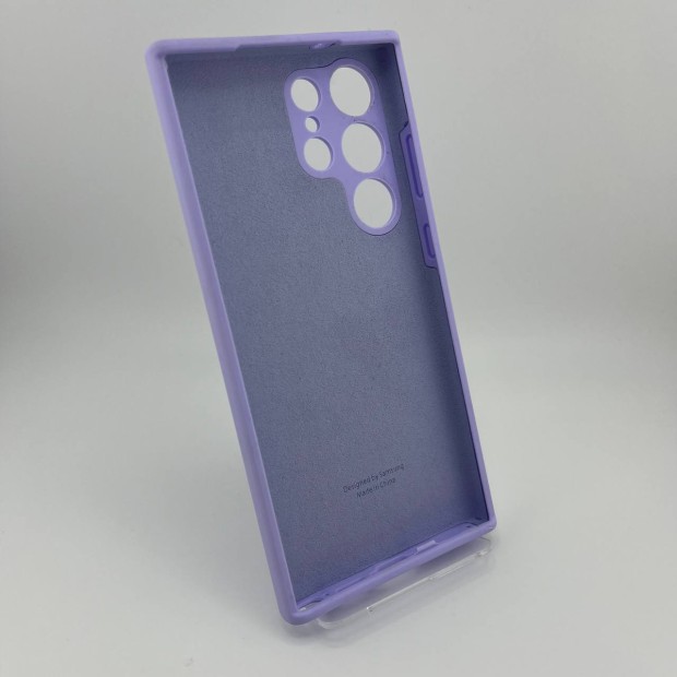 Чехол Silicone Case Samsung Galaxy S23 Ultra (Фиалковый)