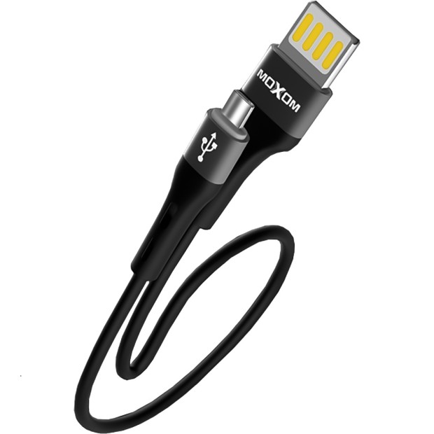 USB-кабель Moxom MX-CB07 20cm (Type-C) (Чёрный)