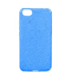 Силиконовый чехол Glitter Apple iPhone 5 / 5s / SE (Голубой)