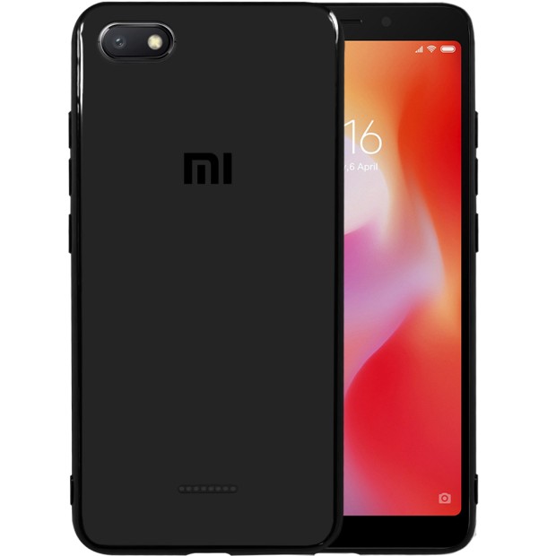 Накладка Glass Case Xiaomi Redmi 6A (черный)