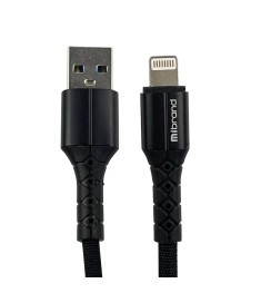 USB-кабель Mibrand Mi-32 Nylon 50cm (Lightning) (Чёрный)