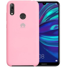 Силикон Original 360 Case Logo Huawei Y7 (2019) (Розовый)