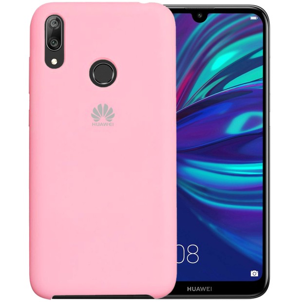 Силиконовый чехол Original Case Huawei Y7 (2019) (Розовый)