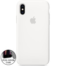 Силикон Original Round Case Apple iPhone X / XS (06) White