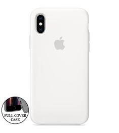 Силикон Original Round Case Apple iPhone X / XS (06) White