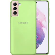 Силикон Original 360 Case Logo Samsung Galaxy S21 Plus (Зелёный)
