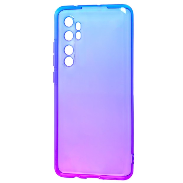 Силикон Gradient Design Xiaomi Mi Note 10 Lite (Сине-фиолетовый)