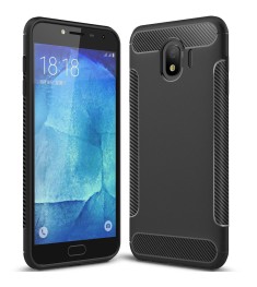 Силикон Soft Carbon Samsung Galaxy J4 (2018) J400 (Чёрный)