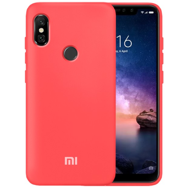 Силикон Original 360 Case Logo Xiaomi Redmi 6 Pro / Mi A2 Lite (Коралловый)