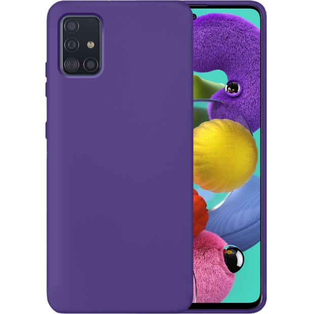 Силикон Original 360 Case Samsung Galaxy A51 (2020) (Фиолетовый)