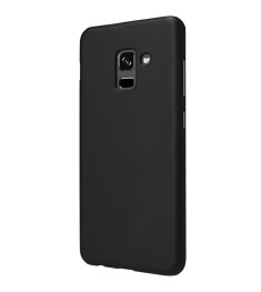 Силиконовый чехол Graphite Samsung Galaxy A8 (2018) A530 (черный)