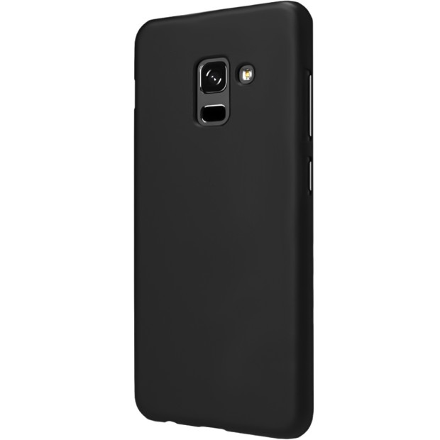 Силиконовый чехол Graphite Samsung Galaxy A8 (2018) A530 (черный)
