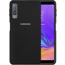 Силиконовый чехол Original Case Samsung Galaxy A7 (2018) A750 (Чёрный)