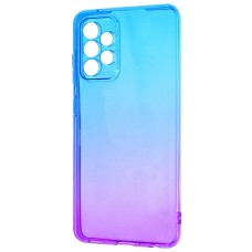 Силикон Gradient Design Samsung Galaxy A52 (2021) (Сине-фиолетовый)