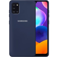 Силикон Original Case Samsung Galaxy A31 (2020) (Тёмно-синий)